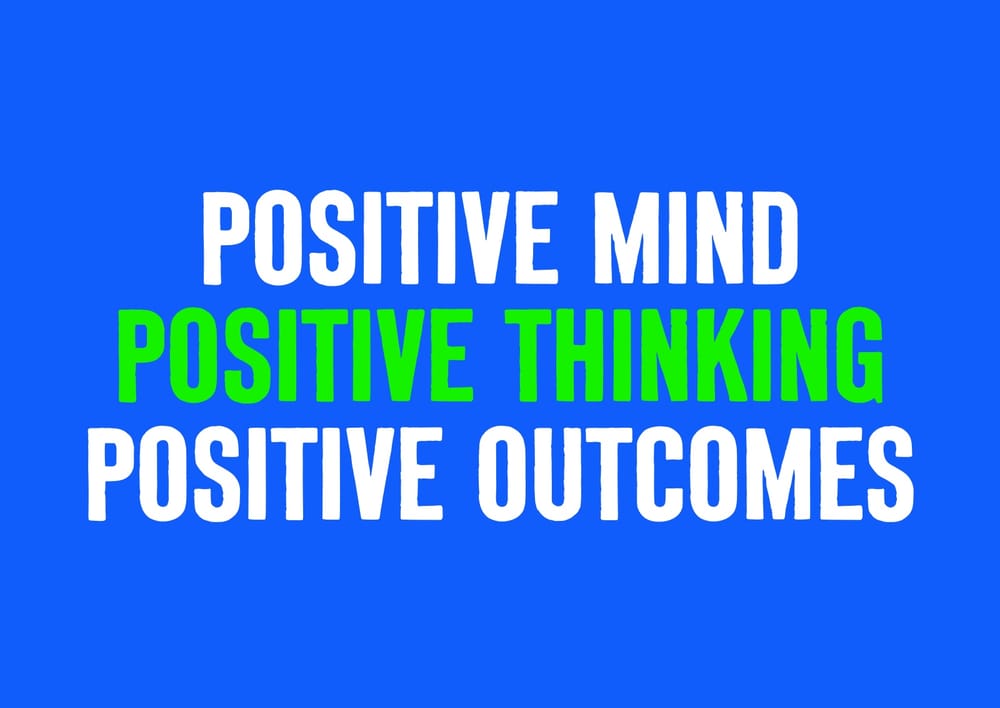 Positive Mindset Poster